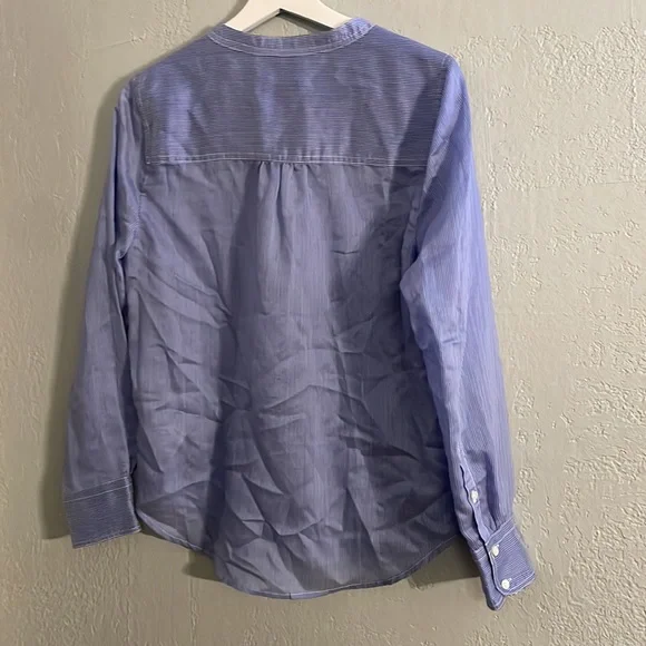 NWT J.Crew Classic popover shirt in Stripe - Picture 10 of 11